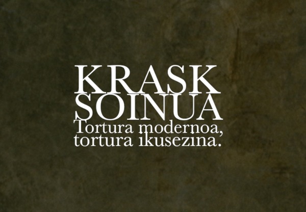 Imagen de cabecera de KRASK SOINUA / EL SONIDO DEL CRACK / LE SON DU CRACK / THE SOUND OF CRACKING