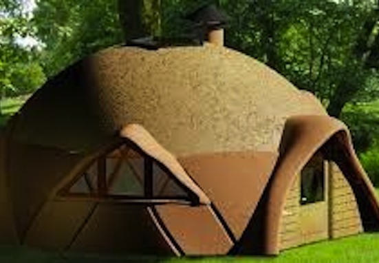 Imagen de cabecera de Geodomo de madera y paja