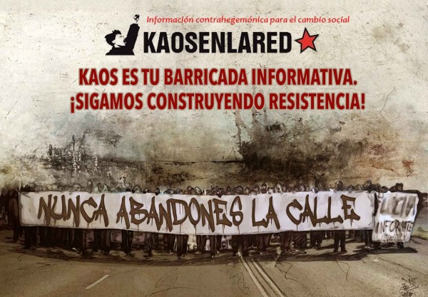 Imagen de cabecera de Kaos es tu barricada informativa. ¡Sigamos construyendo resistencia!