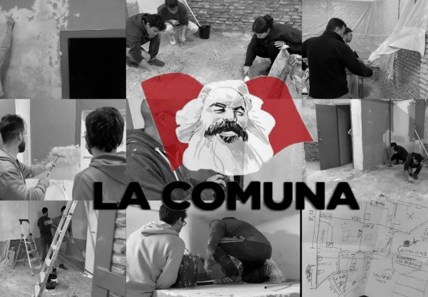 Imagen de cabecera de La Comuna, un centro cultural socialista en Zaragoza