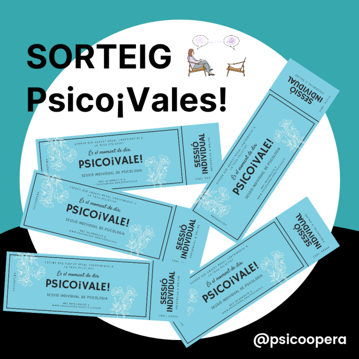 Sorteo Psico¡vales!