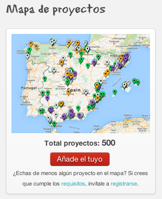 Ludus ha alcanzado hoy los 500 proyectos!!
