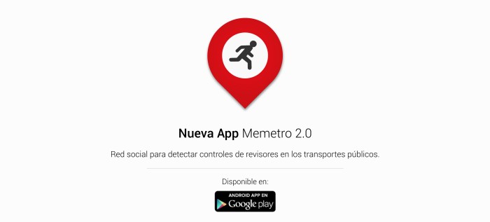 Nueva App Memetro ya disponible en Google Play