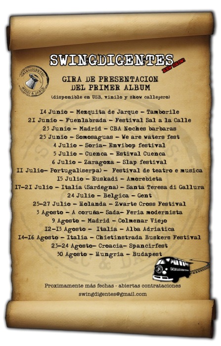 GIRA DE PRESENTACIÓN DE DISCO / 2014 TOUR