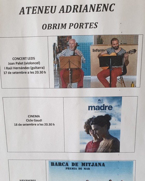 Concert de presentació de Lets demà a l'ateneu Adrianenc