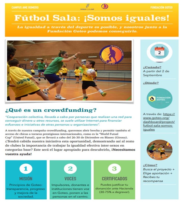 ¿QUÉ ES UN CROWDFUNDING? ¡TE NECESITAMOS!