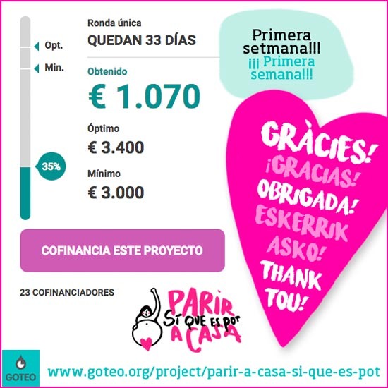 ¡¡¡Primera semana!!!