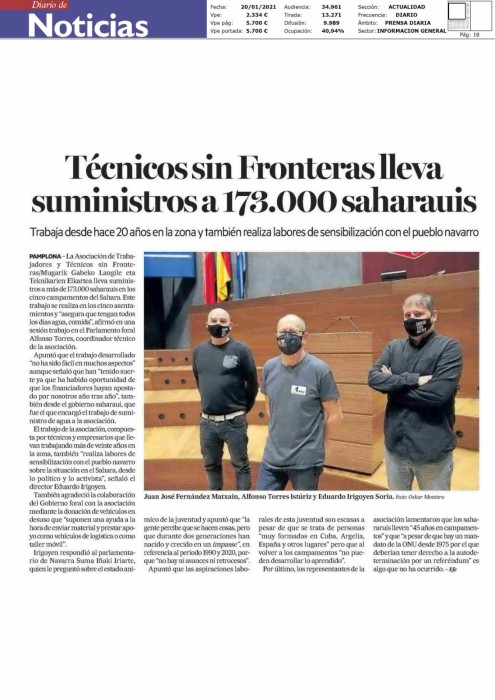 ATTsF en el Parlamento de Navarra
