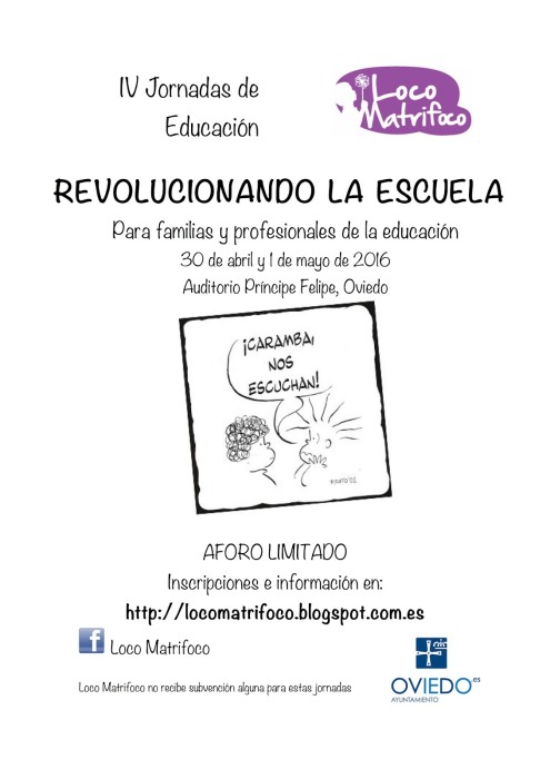 Revolucionando a escola en Uvieu, con Loco Matrifoco