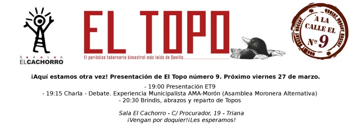 Presentación del número 9 de El Topo