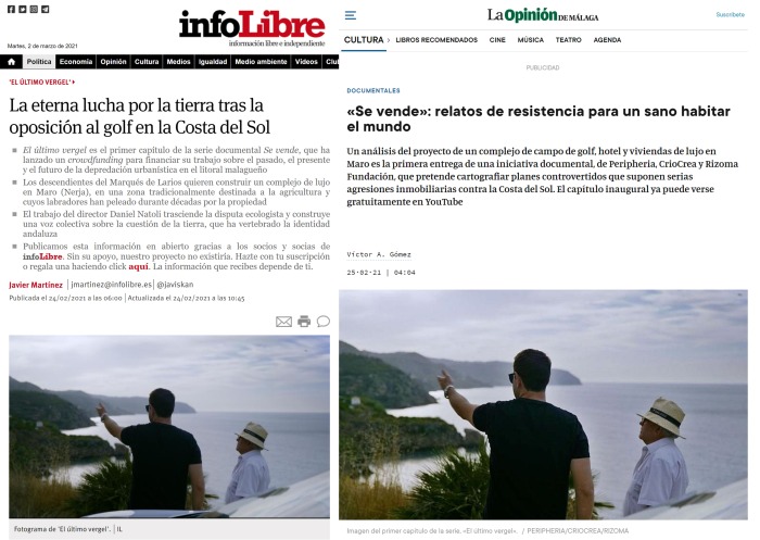 Los medios se hacen eco de nuestra serie documental