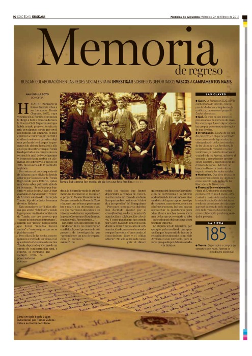 Memoria de regreso