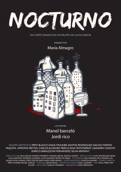 A tan pocas horas y euros de lograrlo, aquí el cartel del corto :)