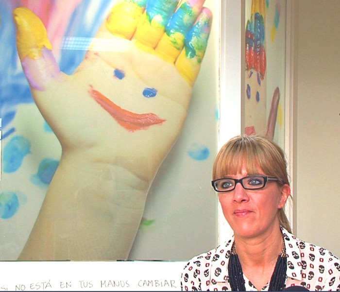 Junto a Sònia Cervantes Pascual