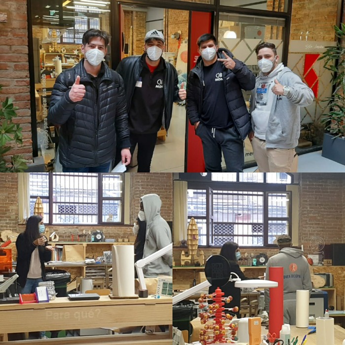 TICLab de visita en el Centro Maker de Cristasa