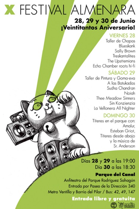 Cartel de 10º Festival Almenara